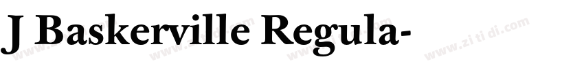 J Baskerville Regula字体转换